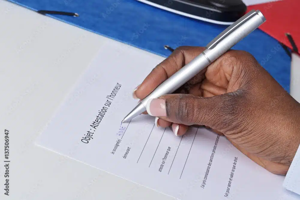 Attestation de casier judicaire